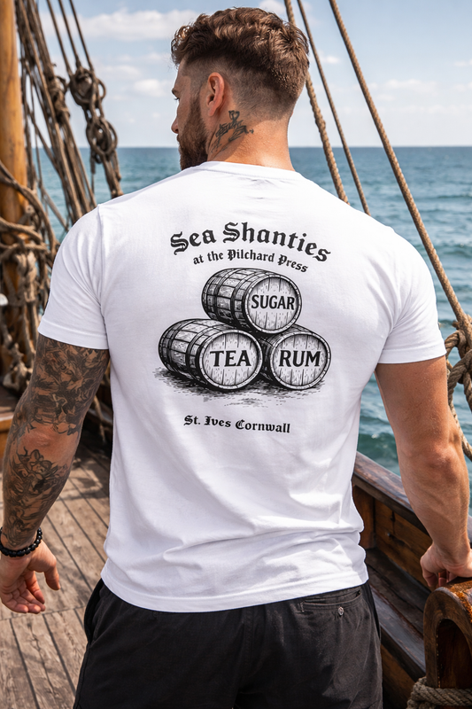 Sea Shanty - Wellerman - Sugar & Tea & Rum White T Shirt