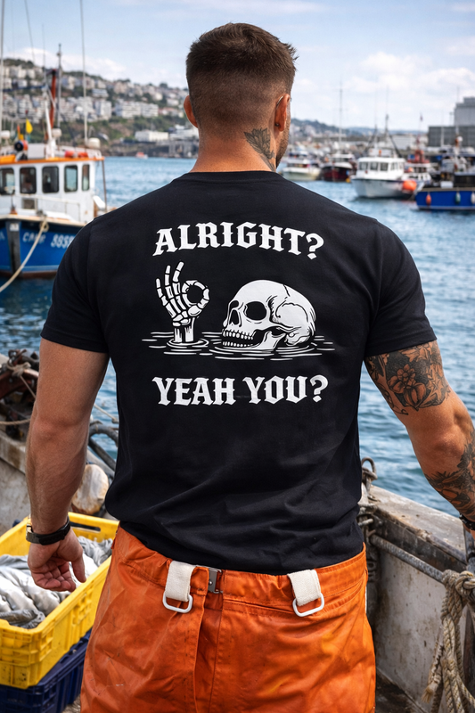 Cornish - Alright? Yeah You Black T-Shirt