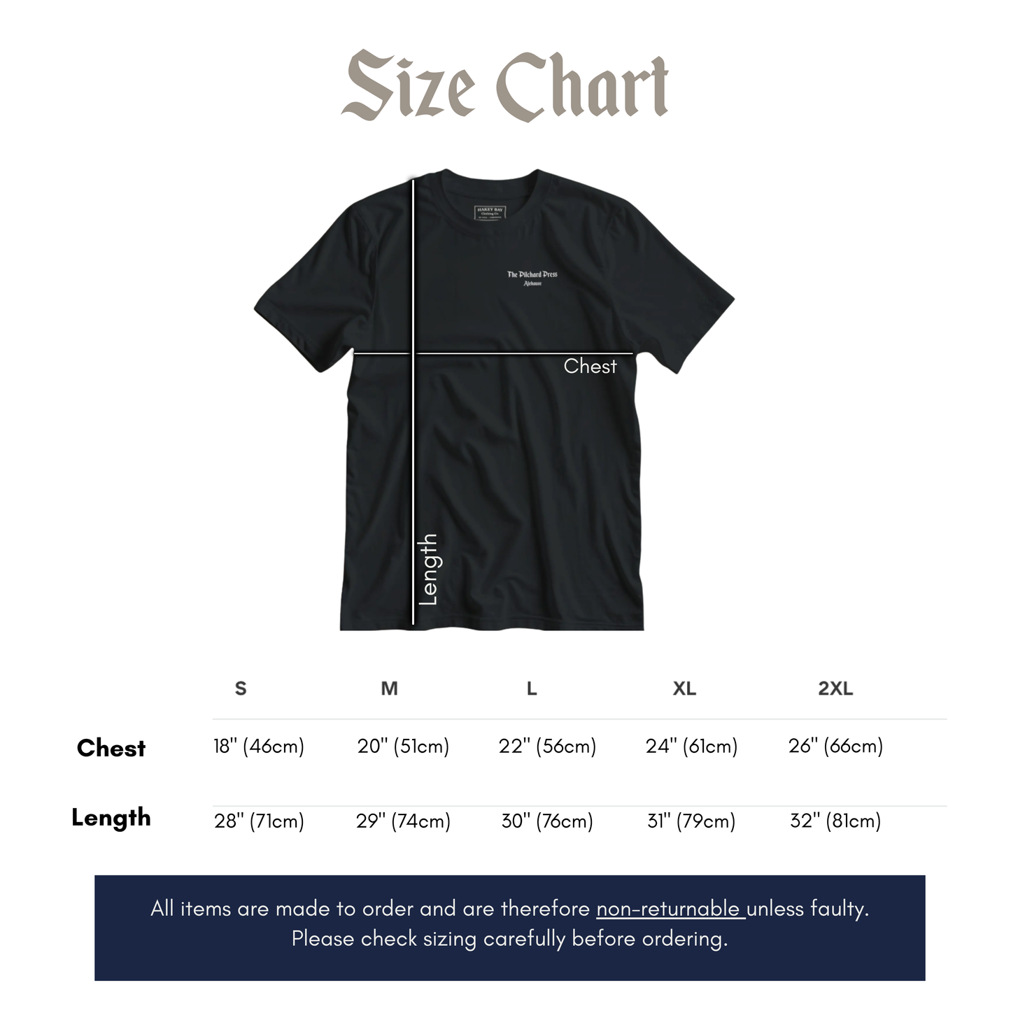 The Pilchard Press Alehouse - White T-Shirt